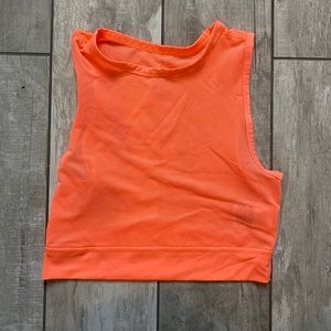 Light Knit orange/pink Nike crop
